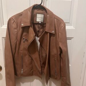 Bagatelle Women's Tan Leather Jacket
